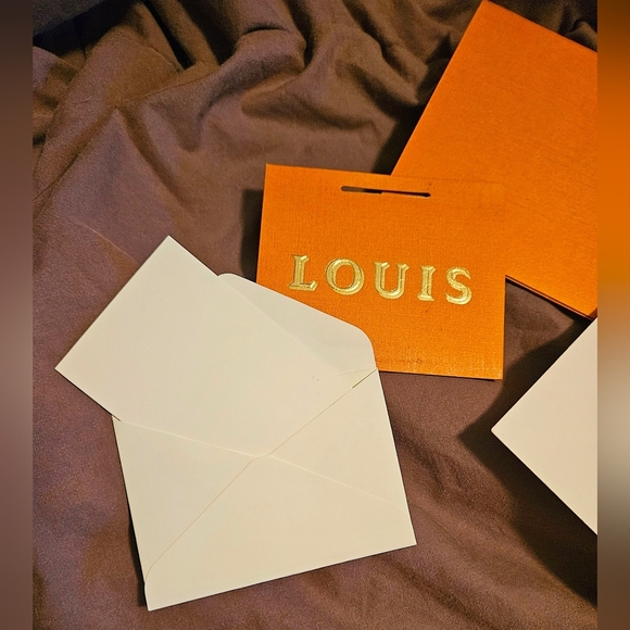 Authentic Louis Vuitton Gift Box Magnetic Ribbon Shopping Bag Storage Travel Set - Picture 9 of 16